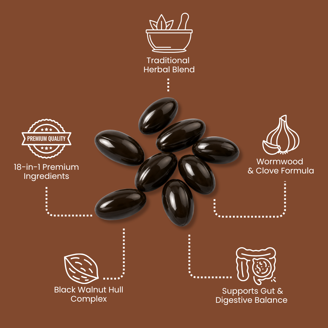 18-in-1 Wormwood Black Walnut Clove (6,600mg)