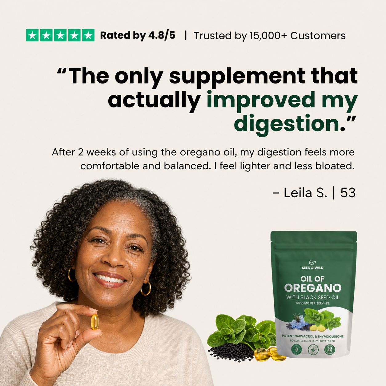 Oil of Oregano with Black Seed Oil (6,000mg)