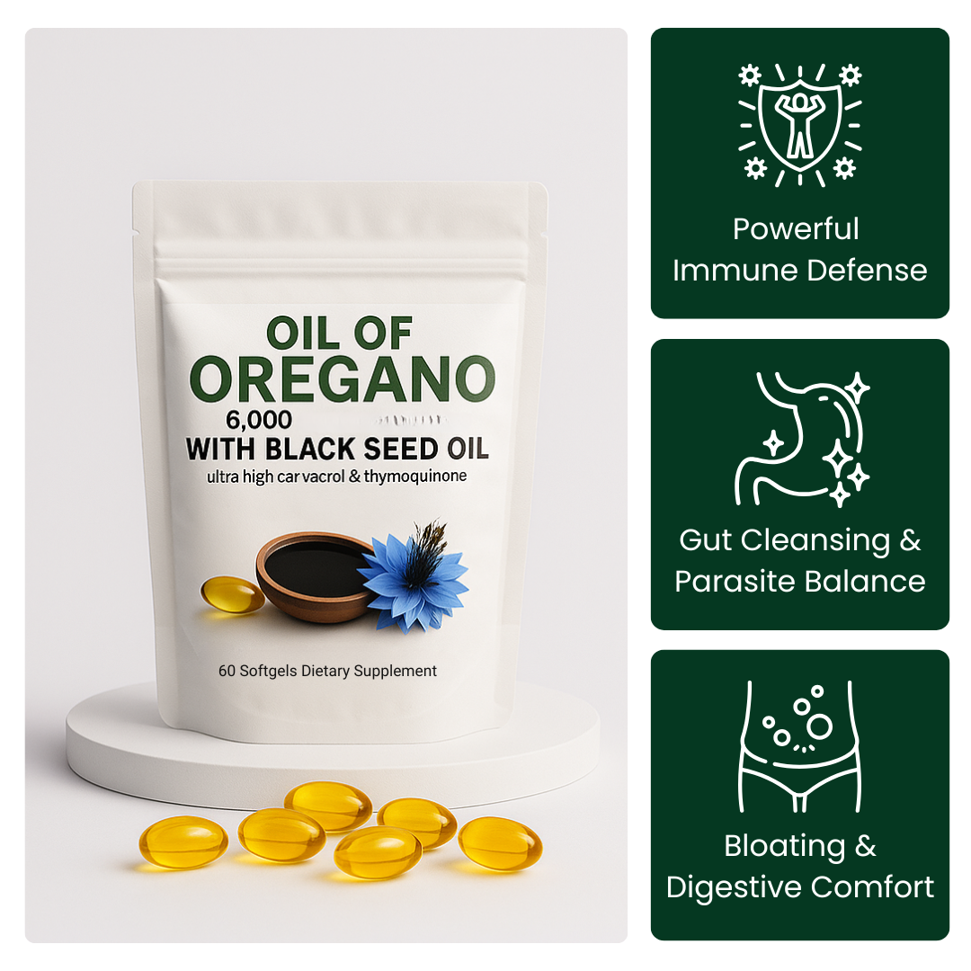Oil of Oregano with Black Seed Oil (6,000mg)