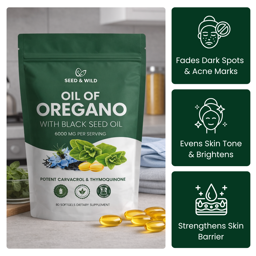 Oil of Oregano with Black Seed Oil — Skin Clarity Formula