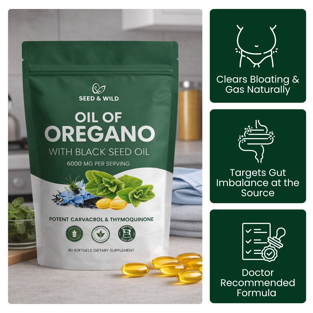 Oil of Oregano with Black Seed Oil (6,000 mg)