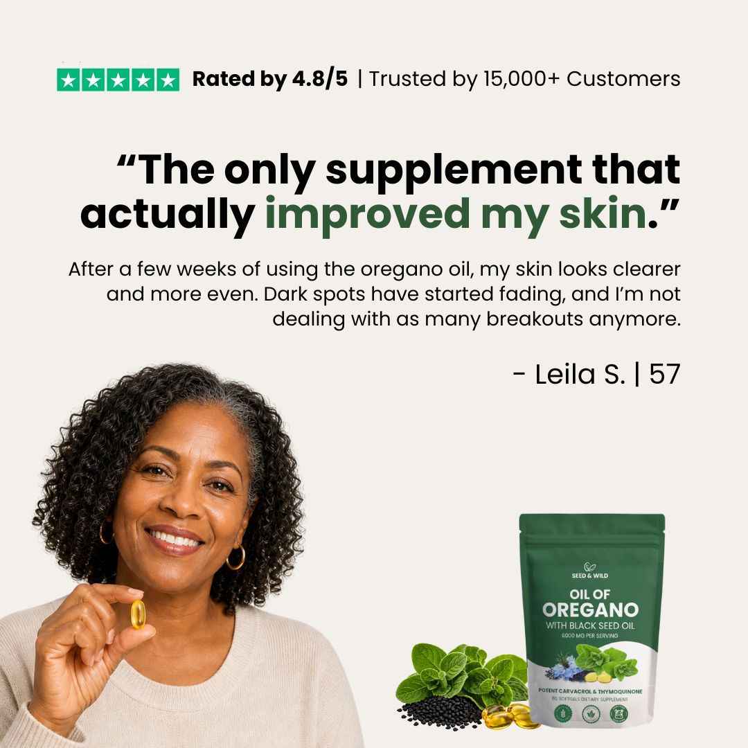 Oil of Oregano with Black Seed Oil — Skin Clarity Formula