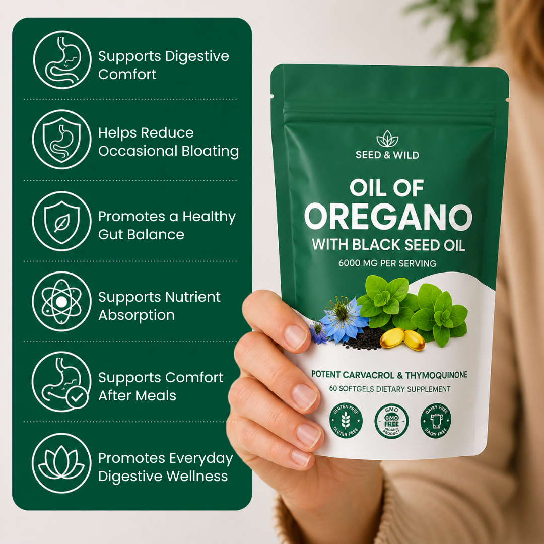 Oil of Oregano with Black Seed Oil (6,000 mg)