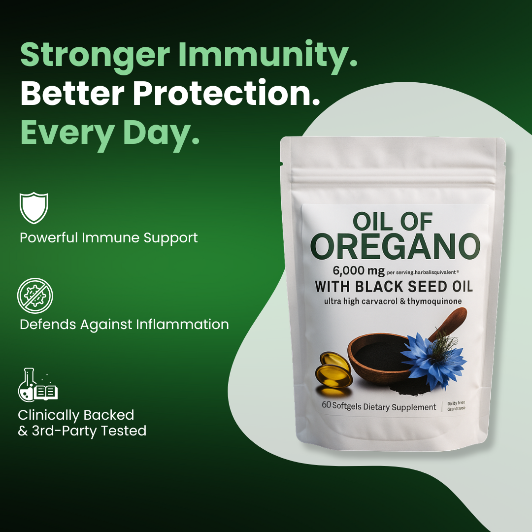 Oil of Oregano with Black Seed Oil (6,000mg)