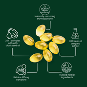 Oil of Oregano with Black Seed Oil (6,000mg)