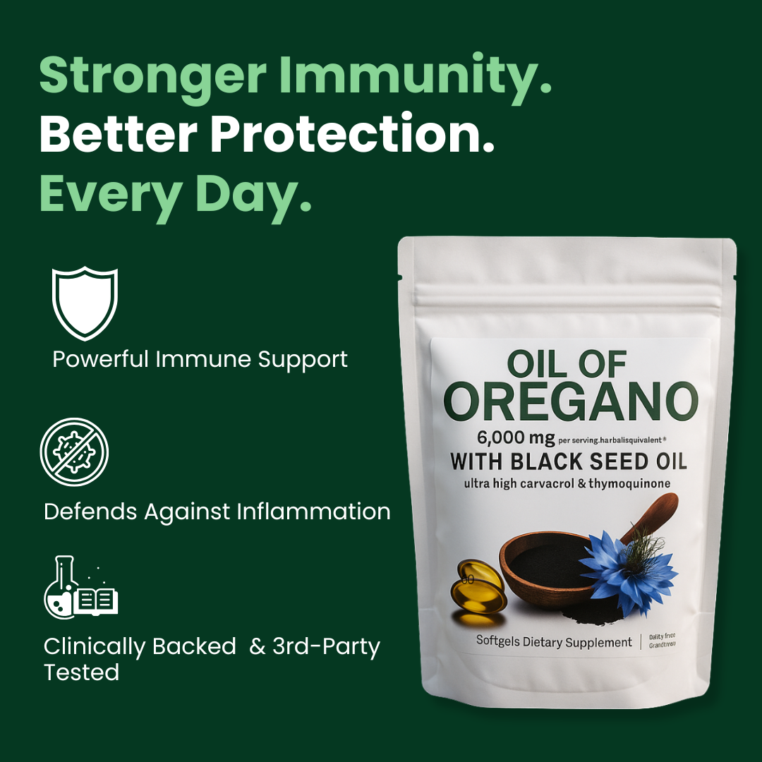 Oil of Oregano with Black Seed Oil (6,000mg)